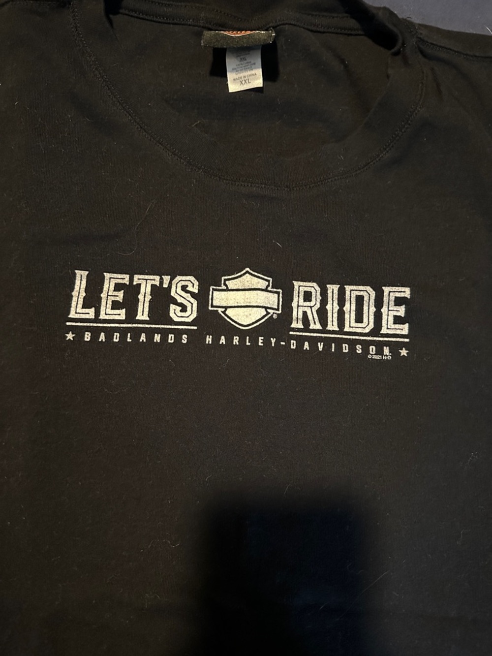 Harley-Davidson Black Men's 'Let's Ride' Graphic Tee
